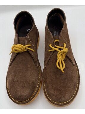 Veldskoen Heritage Vilakazi Chukka Boot Men’s 8 Brown Suede Yellow Sole NEW